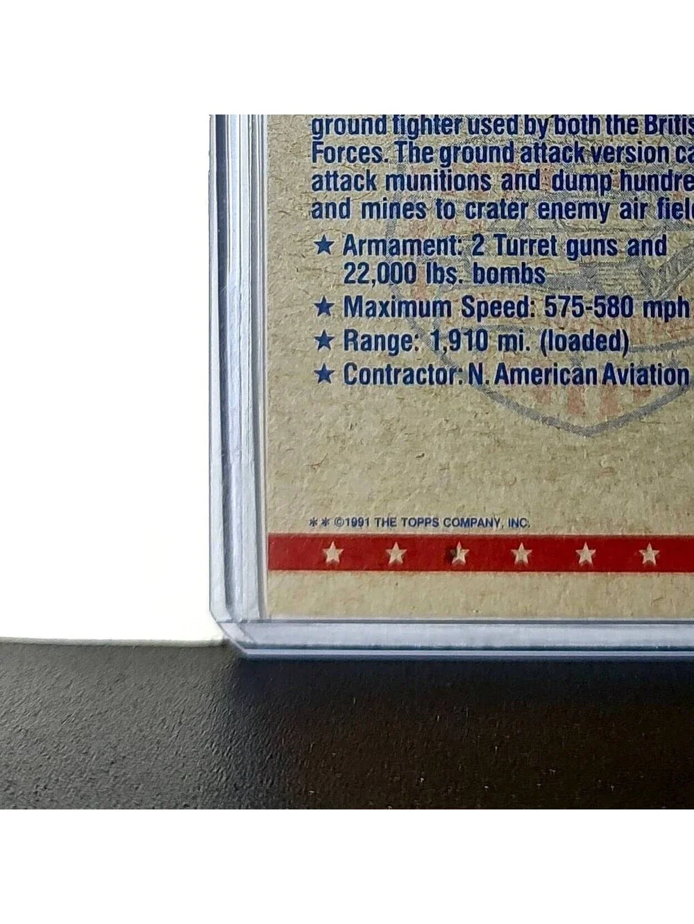 Britain’s Tornado 1991 Topps Desert Storm #19 Card - Picture 9 of 10